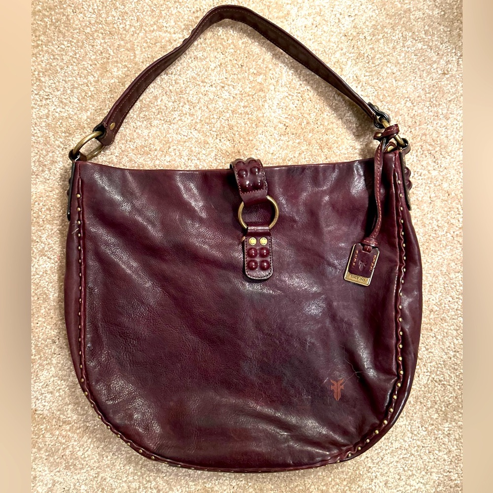 Frye Roxanne Large Hobo Bag, Whiskey color
